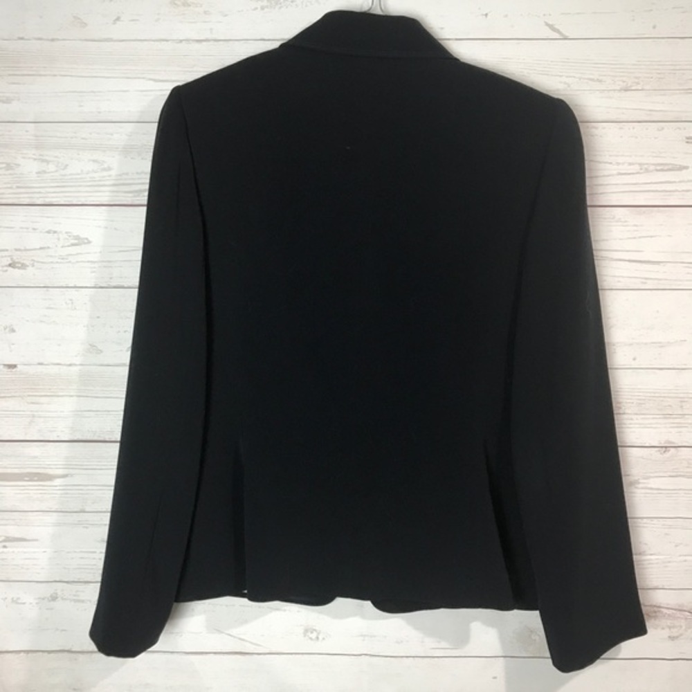 TAHARI two Buttons Blazer navy blue size 8 - Picture 2 of 6